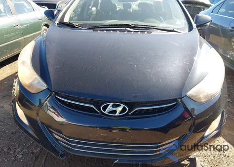 2013 Hyundai Elantra Limited из США, поврежденный, VIN KMHDH4AE6DU009890